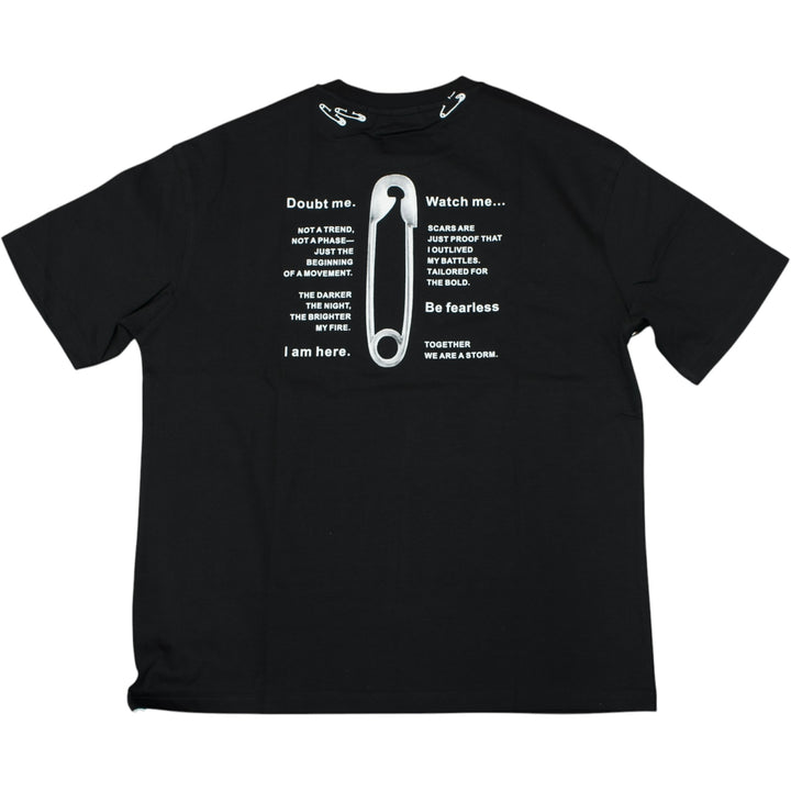 Black Label BL-2062 Fearless Tee Black