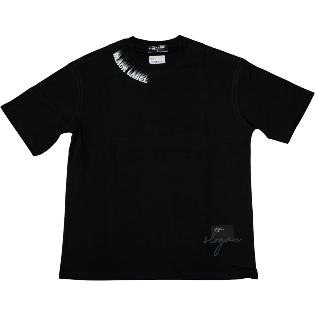 Black Label BL-2058 Slogan Tee Black