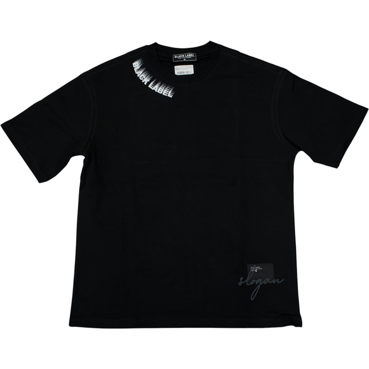 Black Label BL-2058 Slogan Tee Black