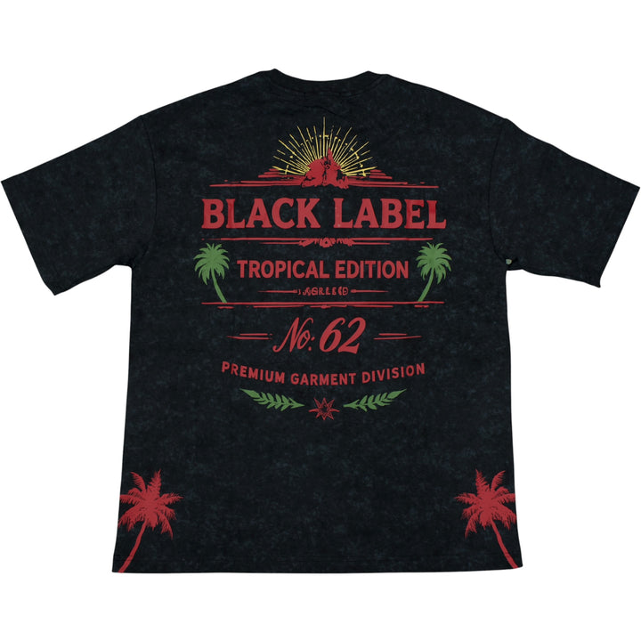 Black Label BL-2603 Tropical Tee Black