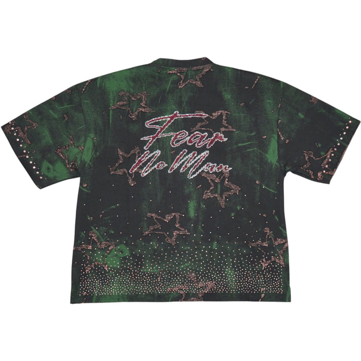 BKYS T1496 Fear No More Cropped Tee Black