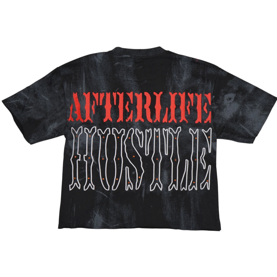BKYS T1462 Hustle Cropped Tee Black
