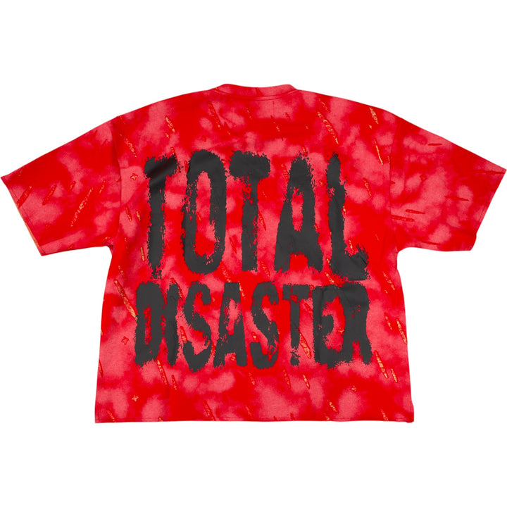 BKYS T1479 Saint Cropped Tee Red