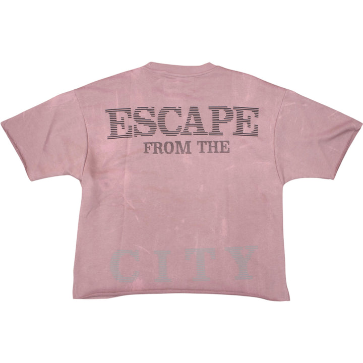 BKYS T1433 Crash Out Cropped Tee Lavender