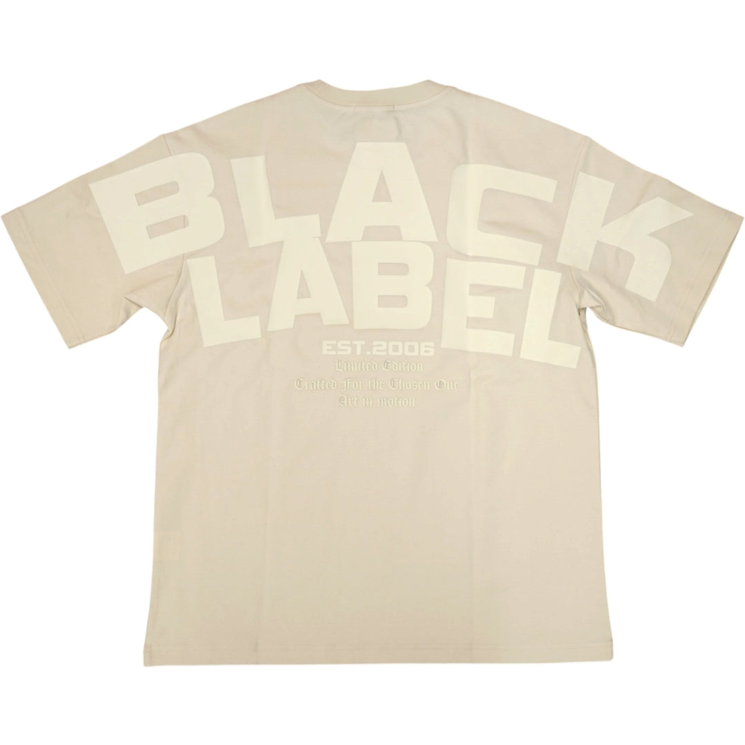 Black Label 888 Logo Tee Natural