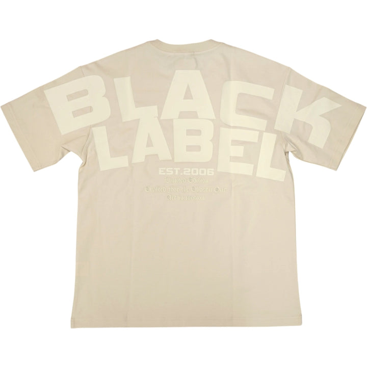 Black Label 888 Logo Tee Natural