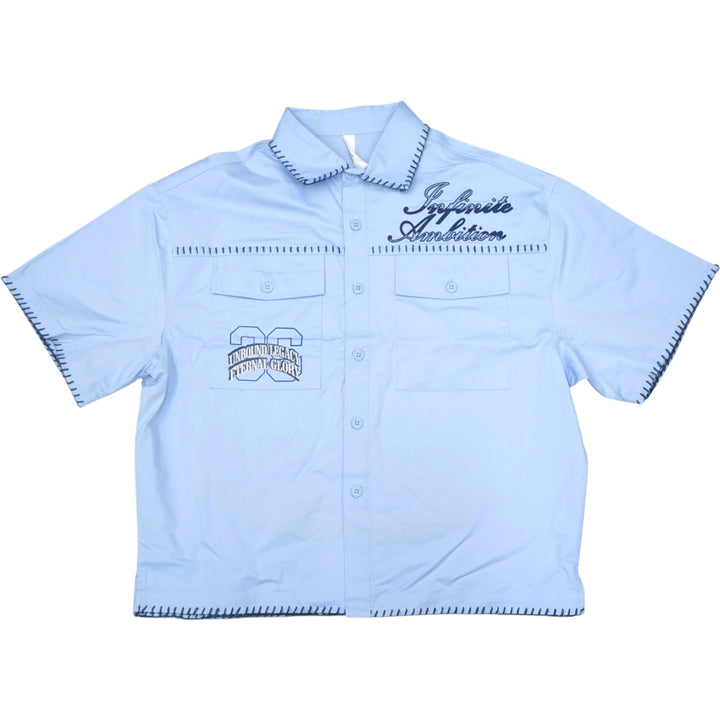 Smoke Rise Infinite Ambition Button Up Blue Bell