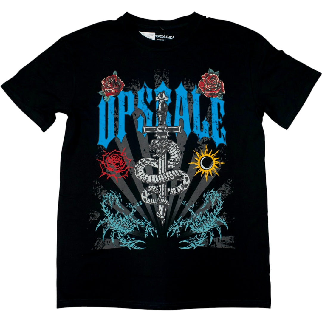 Upscale Serpent Eclipse Tee Black