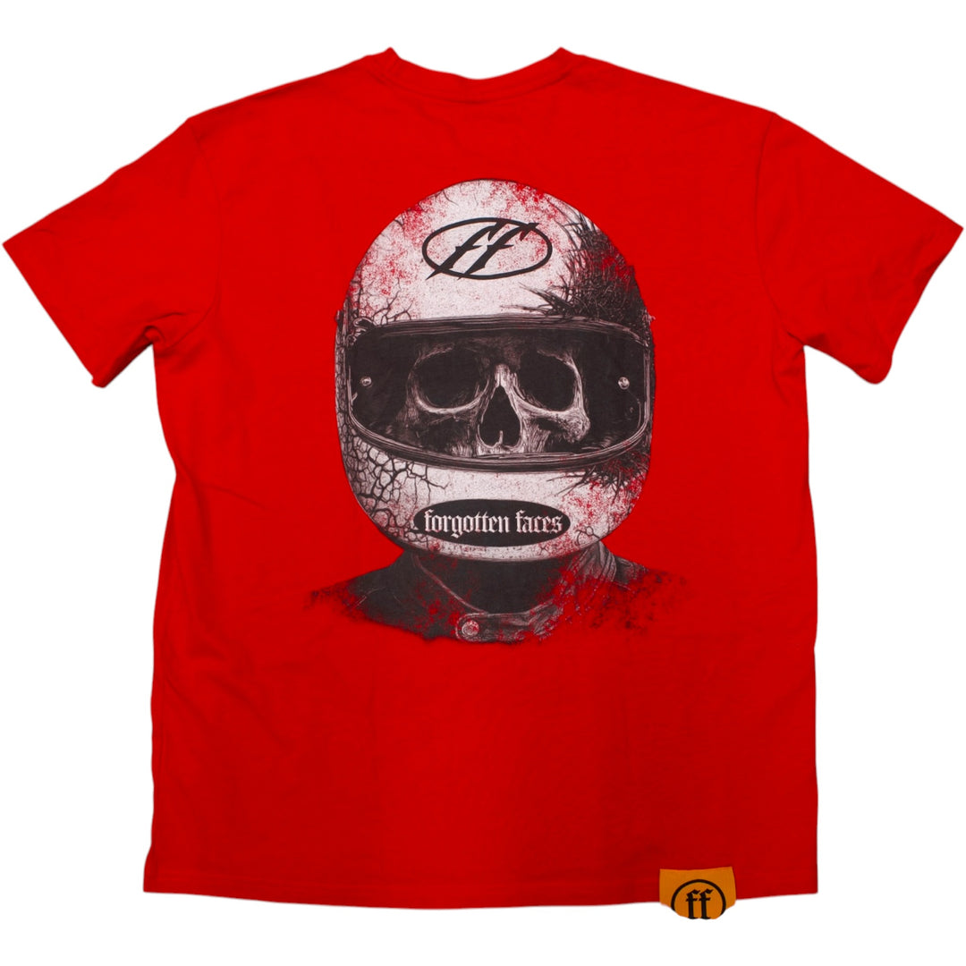 Forgotten Faces Racer Tee Red