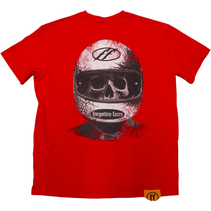 Forgotten Faces Racer Tee Red