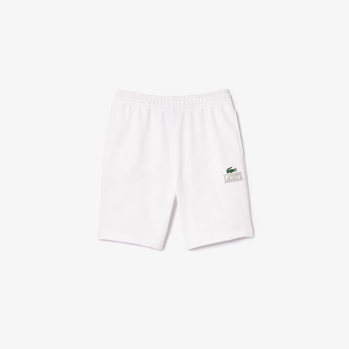 Lacoste Signature Print Short White