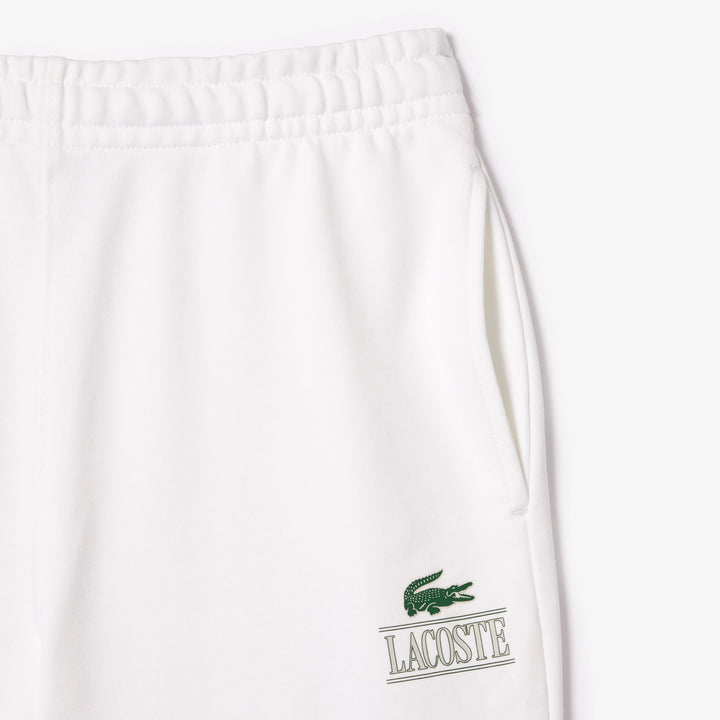 Lacoste Signature Print Short White