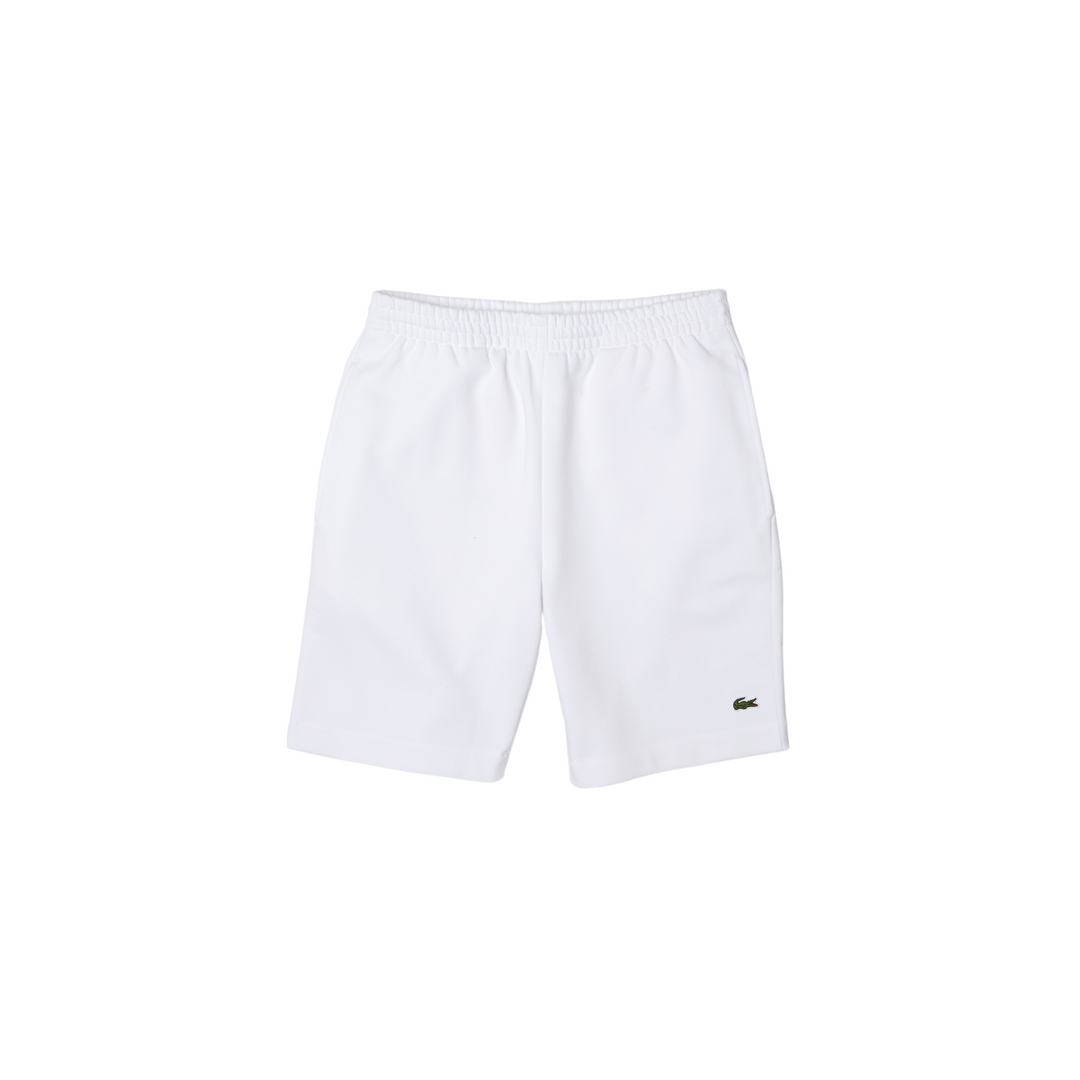 Lacoste Regular Fit Fleece Shorts White
