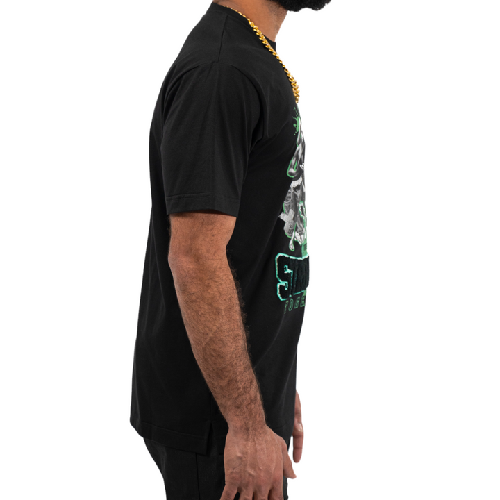 Juren Stronger Together Embroidered Tee Black Big & Tall