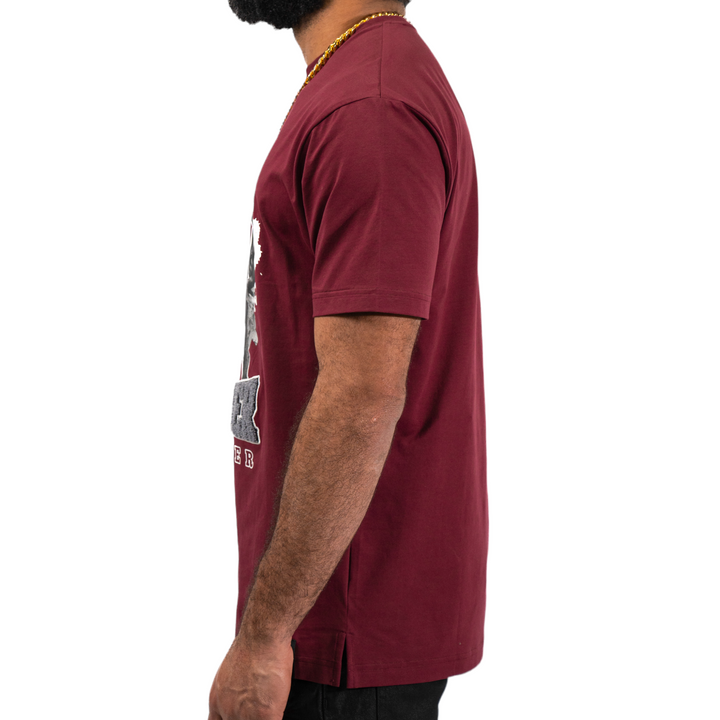 Juren Stronger Together Embroidered Tee Burgundy Big & Tall