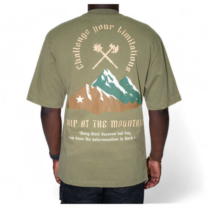 Juren Chip At The Mountain Tee Vintage Olive