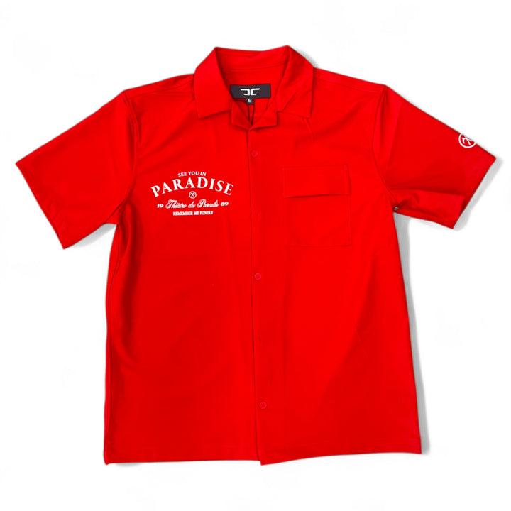 Jordan Craig SYIP Mechanic Button Up Red