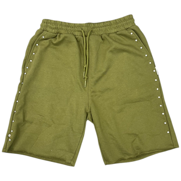 BKYS SP1279 Rhinestone Shorts Oak