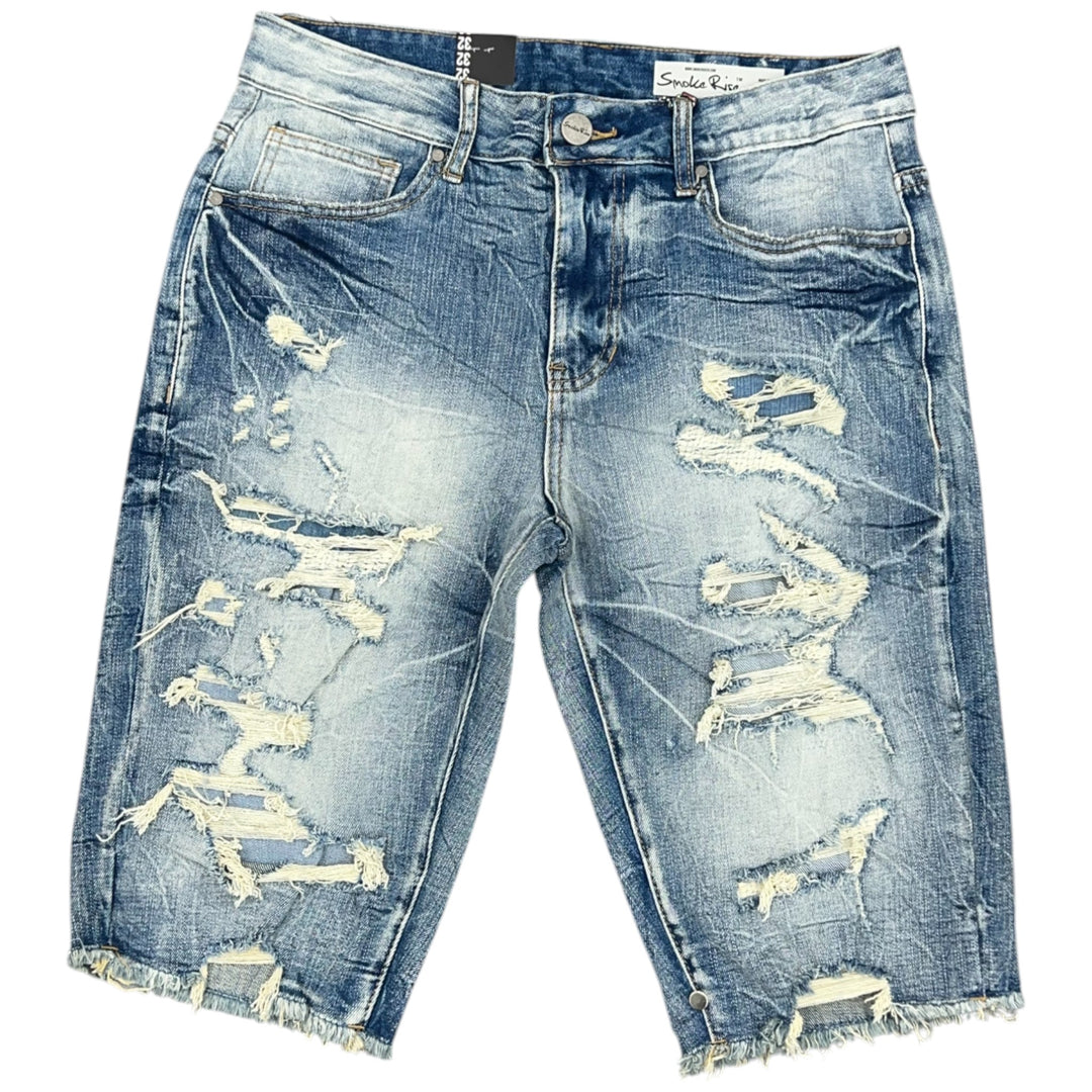 Smoke Rise Rip&Repair Short Rhodes Blue