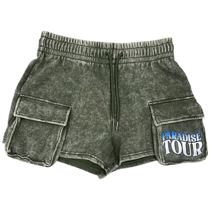 Red Fox Paradise Tour Top And Short Set Olive
