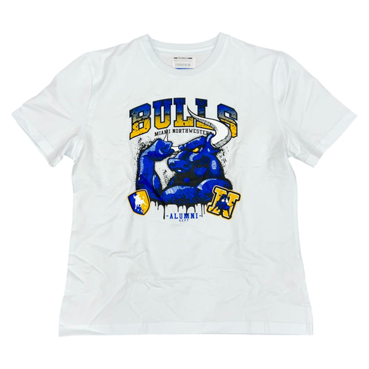 District Of Dade Ladies Bulls Pride Tee White