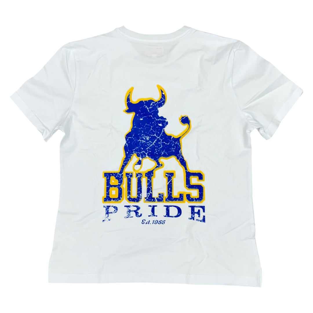 District Of Dade Ladies Bulls Pride Tee White