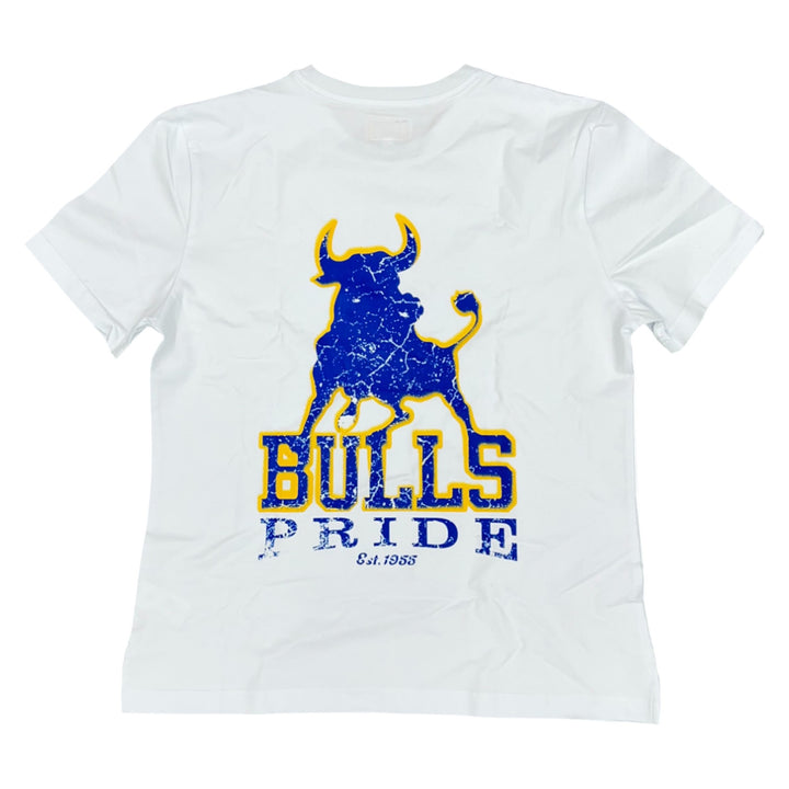 District Of Dade Ladies Bulls Pride Tee White