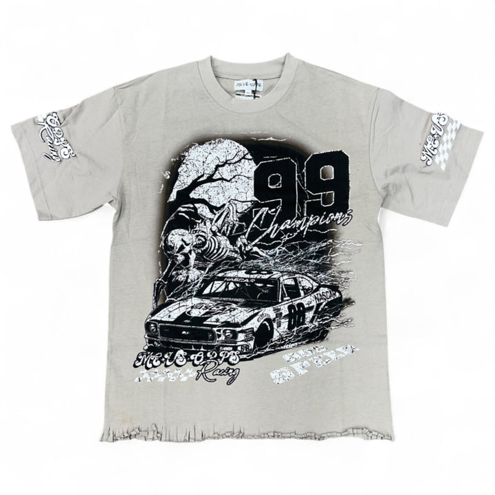 Me Vs Opps 99 Champions Crop Tee Grey