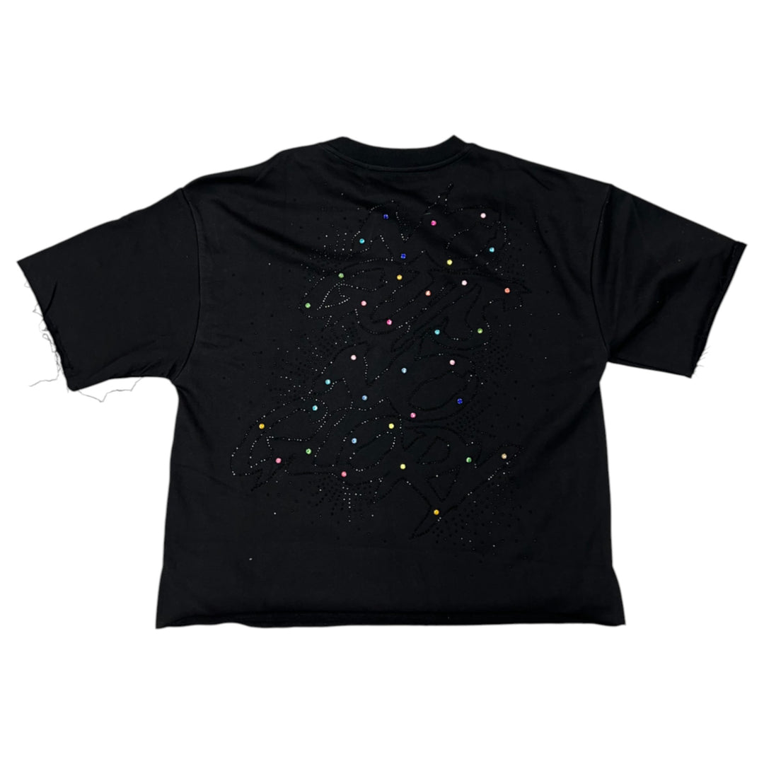 BKYS T1334 No Guts Cropped Tee Black