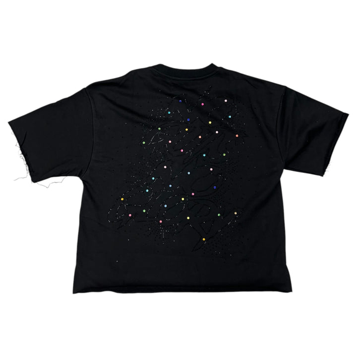 BKYS T1334 No Guts Cropped Tee Black
