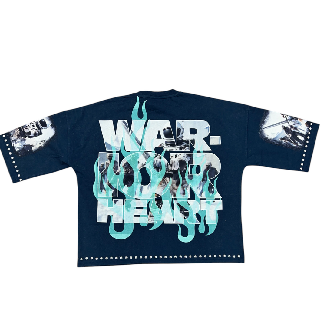 Stray 3rd Delivery 3/4 Sleeve Tee Navy