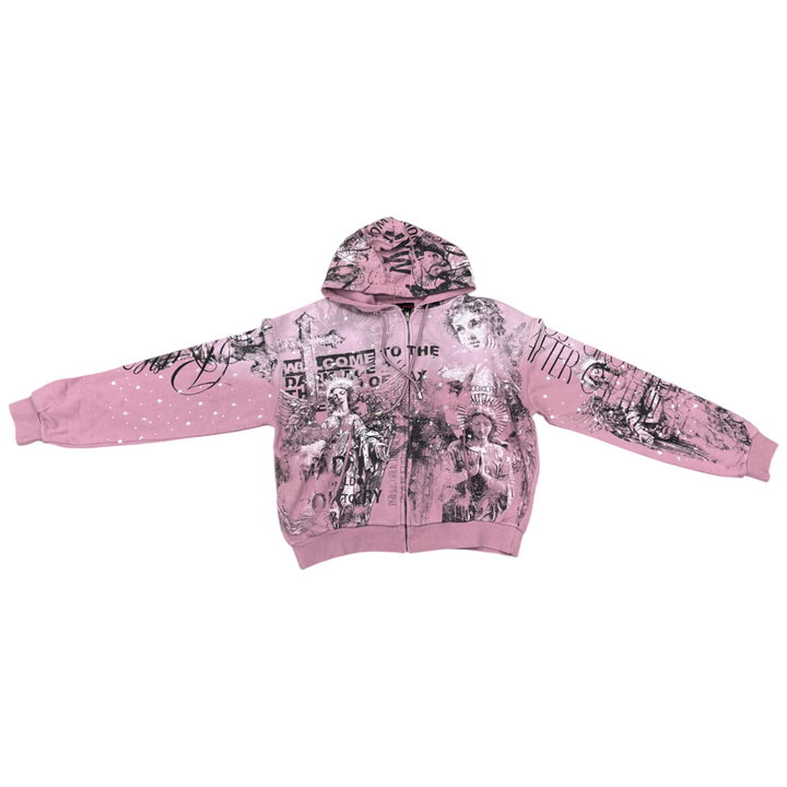 Rare Peace RK5043 Hoodie Pink