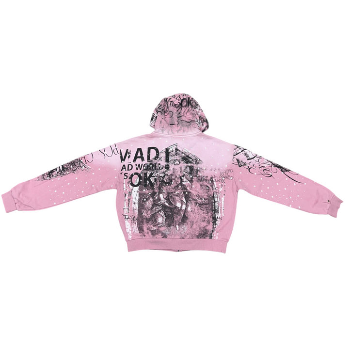 Rare Peace RK5043 Hoodie Pink