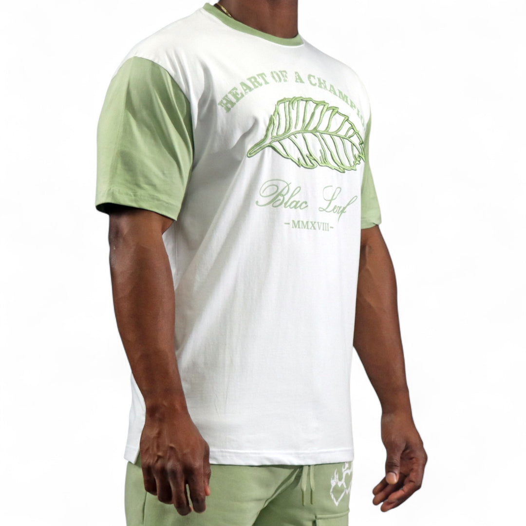 Blac Leaf Heart Of A Champion Sage Big & Tall Shirt