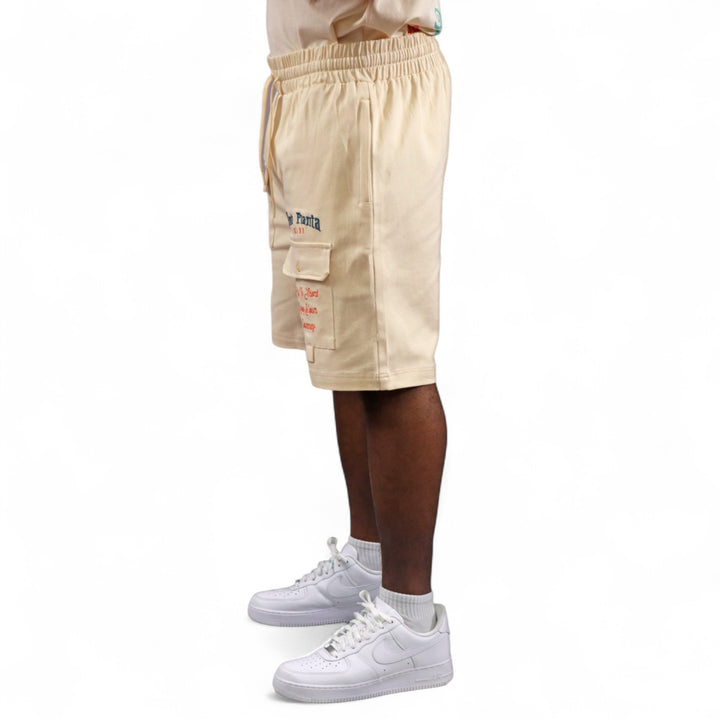 Blac Leaf Celebrate The Journey Big & Tall Utility Shorts Natural