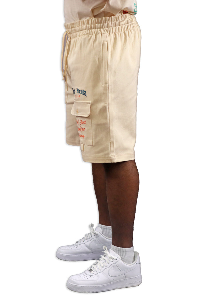 Blac Leaf Celebrate The Journey Utility Shorts Natural