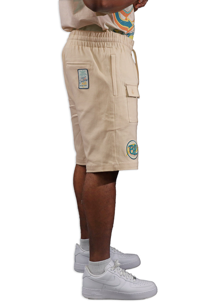 Blac Leaf Celebrate The Journey Utility Shorts Natural