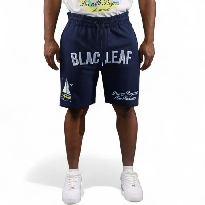 Blac Leaf Dream Beyond Big & Tall Shorts Navy