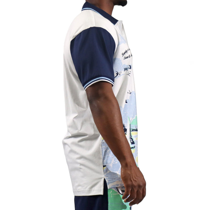 Blac Leaf Be Better Big & Tall Polo Navy