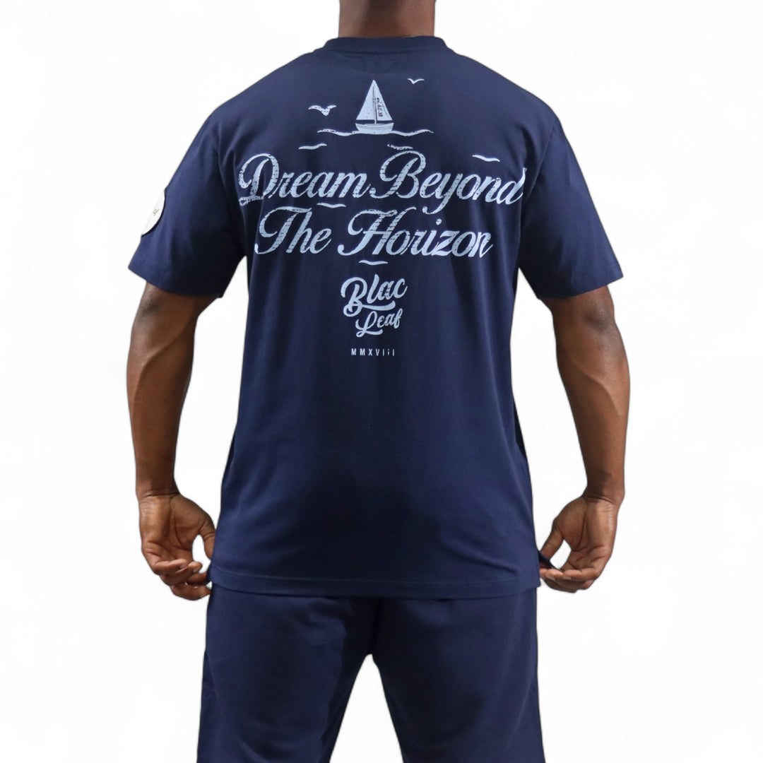 Blac Leaf Beyond The Horizon Big & Tall Shirt Navy