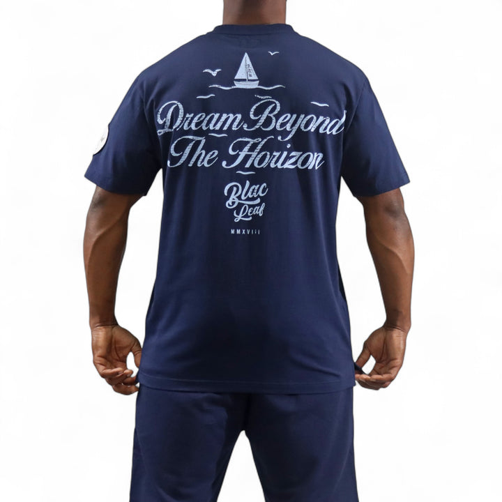 Blac Leaf Beyond The Horizon Big & Tall Shirt Navy