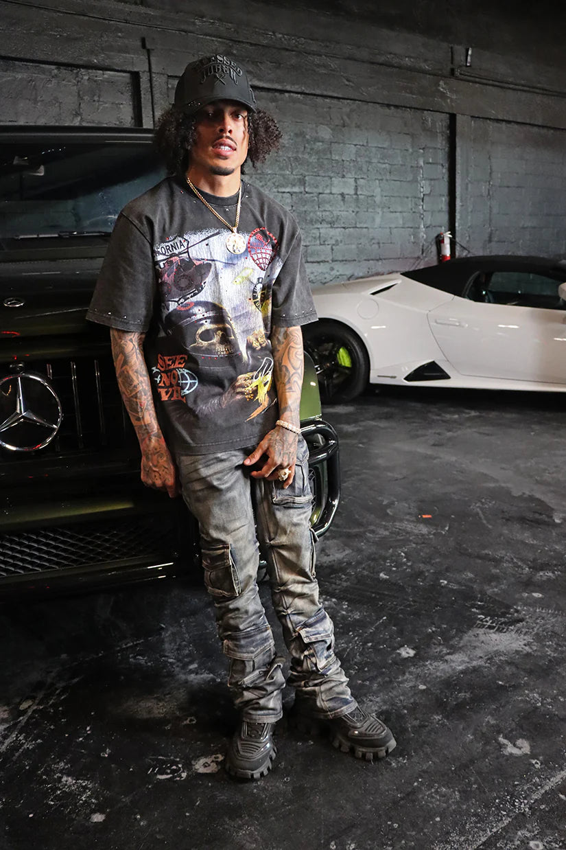Juren Born To Burn Tee Black
