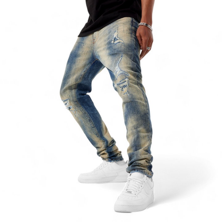 Jordan Craig Sprayed On Mesh Jeans Desert Storm