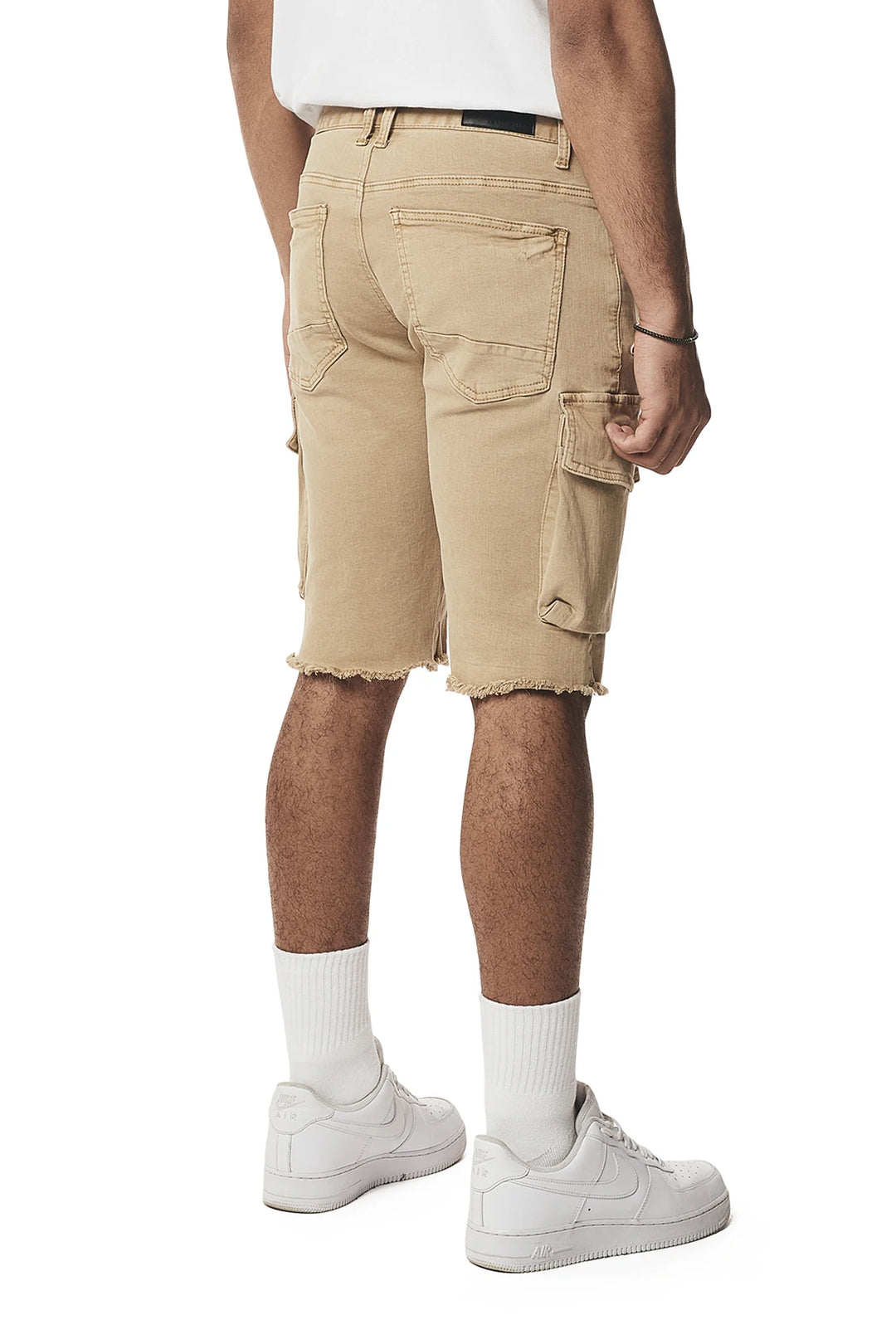 Smoke Rise Forest Collection Cargo Twill Shorts Khaki