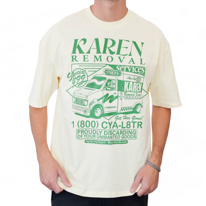 Stoefs Karen Removal Truck Tee Natural