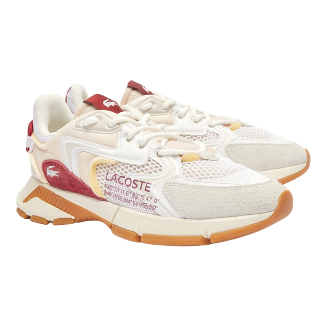 Lacoste L 003 NEO 124 4 SMA Sneaker Cream/ Red