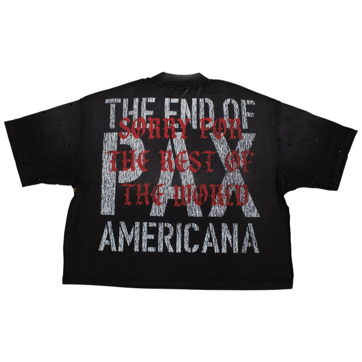 Rare Peace RT5053 Crop Shirt Black