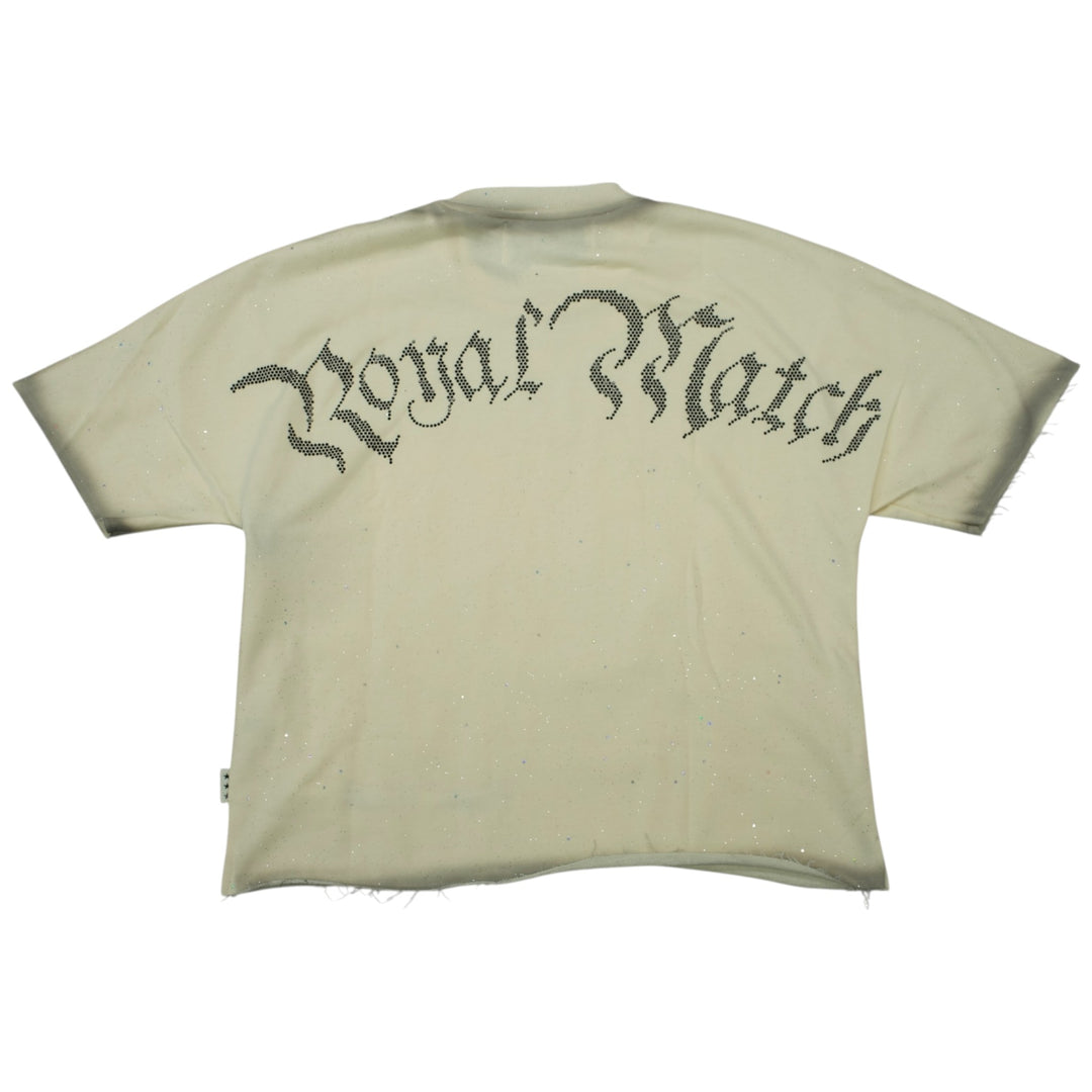 BKYS T1390 Royal Match Cropped Shirt Off White