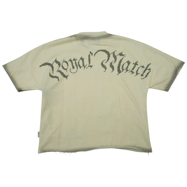 BKYS T1390 Royal Match Cropped Shirt Off White