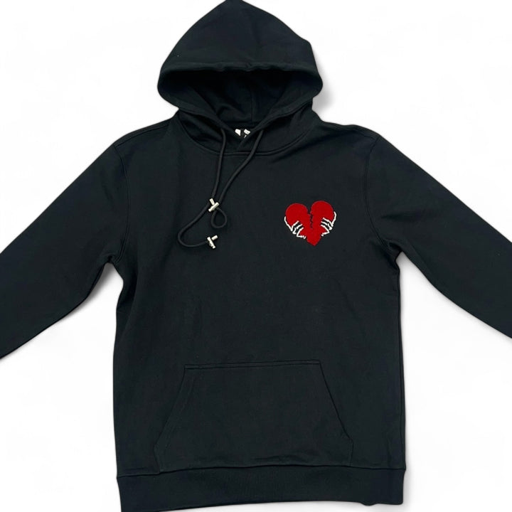 Reelistik Love Heart Club Hoodie Black